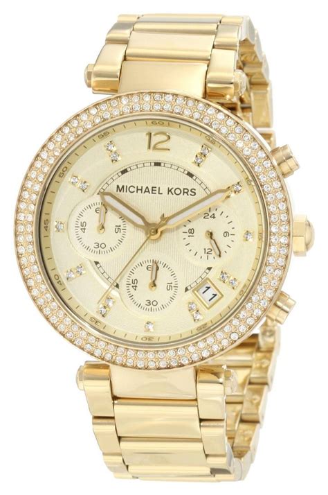 damenuhr michael kors gold mk5354|michael kors parker mk5354.